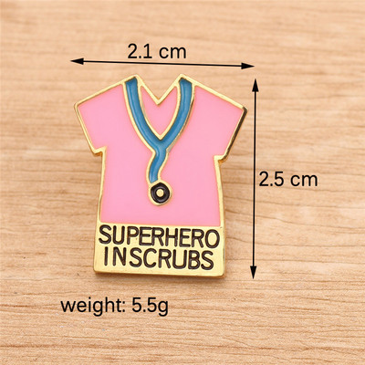 Noua cupă de șarpe email broșă doctor asistentă pin bărbați femei jachete denim guler insignă pin buton broșe accesorii geanți