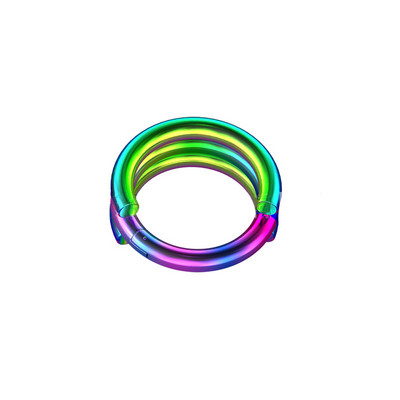 1db Alien Hoop Septum orrgyűrű csuklós Clicker szegmens porc fülbevaló szemöldök piercing fülcsavar Tragus Helix testékszer 16G
