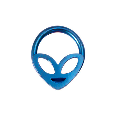 1db Alien Hoop Septum orrgyűrű csuklós Clicker szegmens porc fülbevaló szemöldök piercing fülcsavar Tragus Helix testékszer 16G