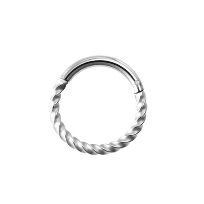 1db Alien Hoop Septum orrgyűrű csuklós Clicker szegmens porc fülbevaló szemöldök piercing fülcsavar Tragus Helix testékszer 16G