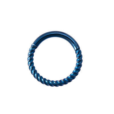 1db Alien Hoop Septum orrgyűrű csuklós Clicker szegmens porc fülbevaló szemöldök piercing fülcsavar Tragus Helix testékszer 16G