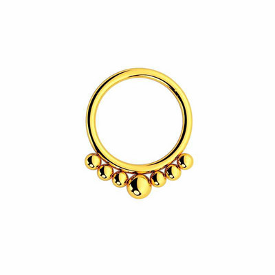 1db Alien Hoop Septum orrgyűrű csuklós Clicker szegmens porc fülbevaló szemöldök piercing fülcsavar Tragus Helix testékszer 16G