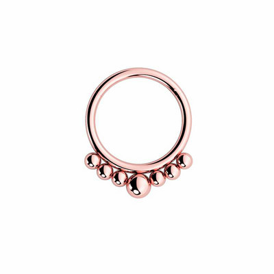 1db Alien Hoop Septum orrgyűrű csuklós Clicker szegmens porc fülbevaló szemöldök piercing fülcsavar Tragus Helix testékszer 16G