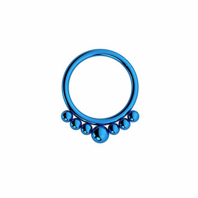 1db Alien Hoop Septum orrgyűrű csuklós Clicker szegmens porc fülbevaló szemöldök piercing fülcsavar Tragus Helix testékszer 16G