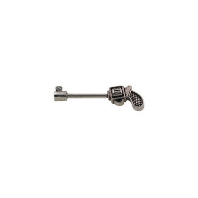1 pár 5 választási pisztoly kulcs alakú kézi mellbimbó piercing pisztoly piercing 14G 1,6x12/14 mm fertőzésmentes test ékszer súlyzók