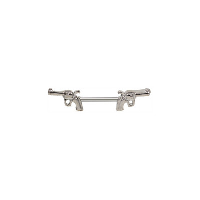 1 pár 5 választási pisztoly kulcs alakú kézi mellbimbó piercing pisztoly piercing 14G 1,6x12/14 mm fertőzésmentes test ékszer súlyzók