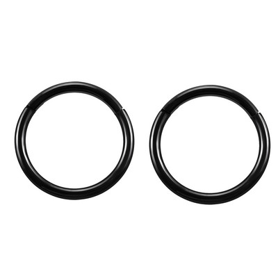 2db/tétel G23 titán csuklós szegmensű orrgyűrűk ajak szemöldök mellbimbó kattanó fülszeptum Helix Tragus Captive piercing testékszer
