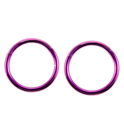 2db/tétel G23 titán csuklós szegmensű orrgyűrűk ajak szemöldök mellbimbó kattanó fülszeptum Helix Tragus Captive piercing testékszer