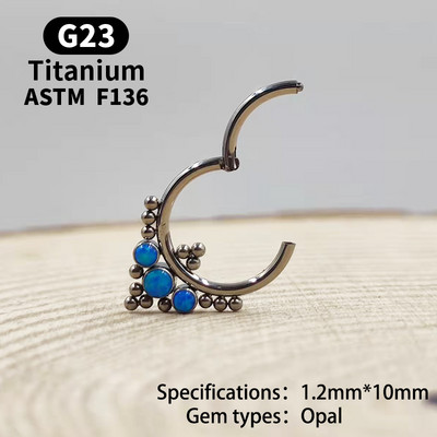 G23 Titan Piercing Nas Inel Naz Septum Piercing Inel Nariz Piercing Ureche Cartilage Tragus Goth Piercing Nez