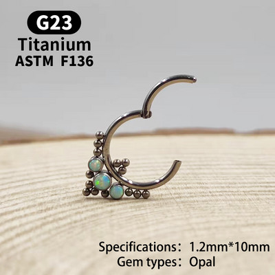 G23 Titan Piercing Nas Inel Naz Septum Piercing Inel Nariz Piercing Ureche Cartilage Tragus Goth Piercing Nez