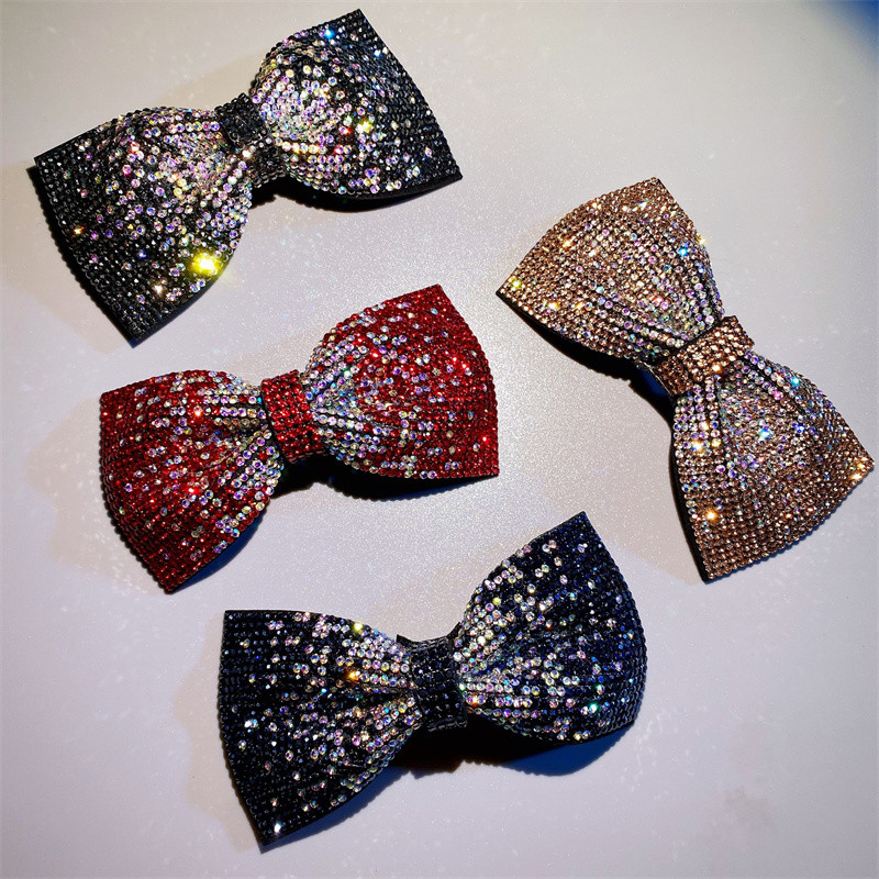 FYUAN Мода 9 стила Фиби за коса с панделки за жени Момичета Стрази Аксесоари за коса Сватби Бижута