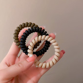 FYUAN gumi hajgumik nőknek hajkiegészítők fekete lány telefonzsinór spirál hajkötők rágógumi aranyos elasztikus hajgyűrűk pánt ajándékok