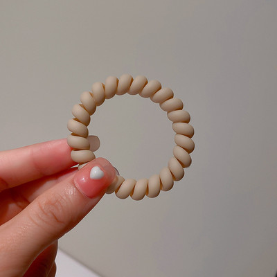 FYUAN gumi hajgumik nőknek hajkiegészítők fekete lány telefonzsinór spirál hajkötők rágógumi aranyos elasztikus hajgyűrűk pánt ajándékok