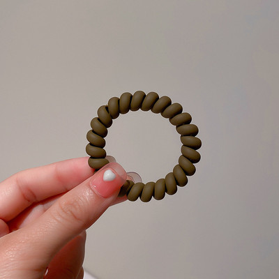 FYUAN gumi hajgumik nőknek hajkiegészítők fekete lány telefonzsinór spirál hajkötők rágógumi aranyos elasztikus hajgyűrűk pánt ajándékok