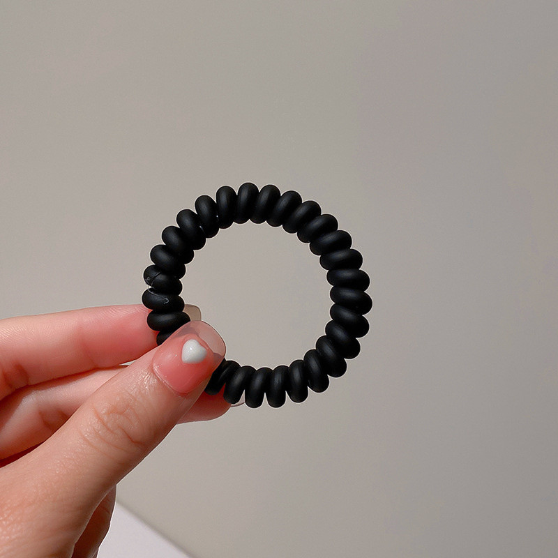 FYUAN gumi hajgumik nőknek hajkiegészítők fekete lány telefonzsinór spirál hajkötők rágógumi aranyos elasztikus hajgyűrűk pánt ajándékok