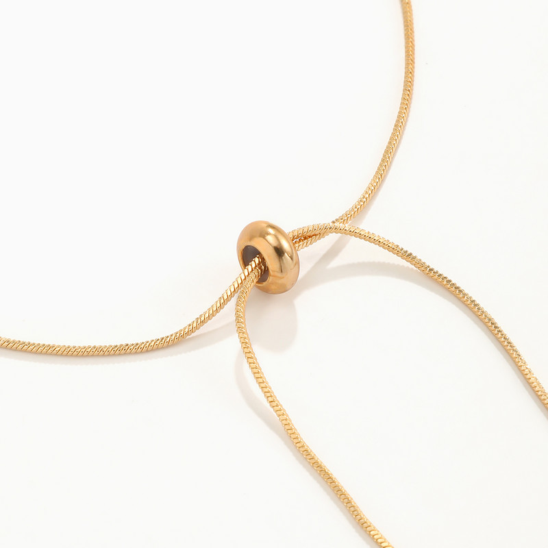 Brățară de gleznă cu lanț reglabil Ingemark pentru femei, modă vintage, gleznă simplă cu lanț subțire, bijuterii de plajă pentru picioare, cadou 2022