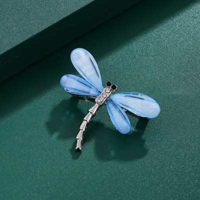 Ace cu libelulă, broșă cu insecte de cristal, decor cu strasuri pentru bărbați, femei, cadou, pânză, rochie de petrecere, accesorii de bijuterii