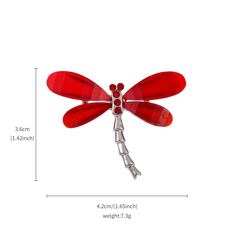 Ace cu libelulă, broșă cu insecte de cristal, decor cu strasuri pentru bărbați, femei, cadou, pânză, rochie de petrecere, accesorii de bijuterii