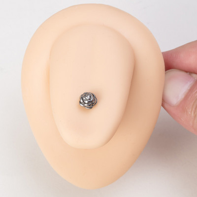 1 bucată din oțel inoxidabil Gesture Limbă Inel Piercing Barbell Punk Letter Skull Spider Tongue Stud Bar pentru Bărbați Femei Bijuterii pentru corp 14G