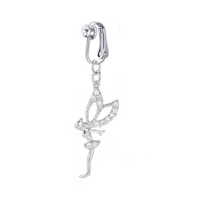 Faux Fake Belly Butterfly Fake Belly Piercing Butterfly Clip στον ομφάλιο ομφαλό Fake Pircing Butterfly χόνδρο σκουλαρίκι κλιπ