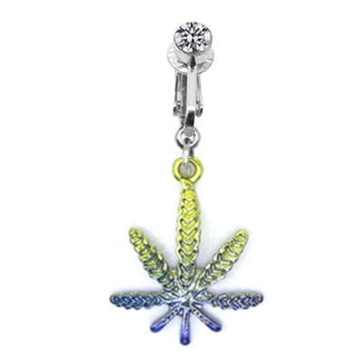 Faux Fake Belly Butterfly Fake Belly Piercing Butterfly Clip στον ομφάλιο ομφαλό Fake Pircing Butterfly χόνδρο σκουλαρίκι κλιπ