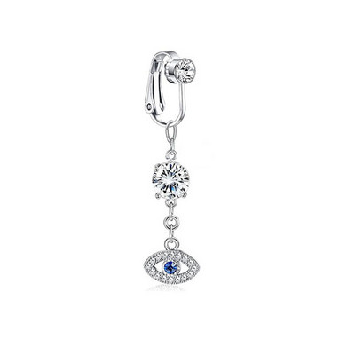 Faux Fake Belly Butterfly Fake Belly Piercing Butterfly Clip στον ομφάλιο ομφαλό Fake Pircing Butterfly χόνδρο σκουλαρίκι κλιπ