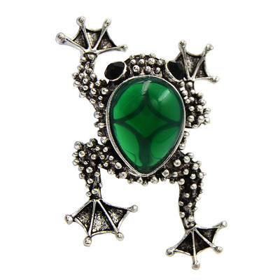 Broasca Broasca pentru Femei Barbati Culoare Verde Animal Brosa Pin Bijuterii Vintage Palton Accesorii Imbracaminte Bijuterie