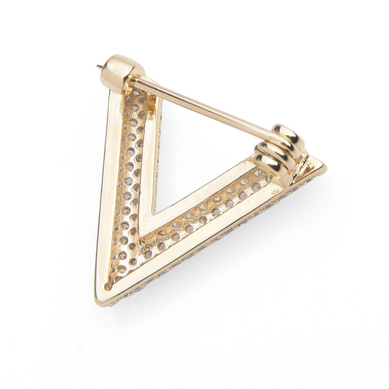 Visokokvalitetni cirkon, mali V broševi, kristalni nakit, kardigan, haljina protiv svjetla, dekolte, ovratnik, igla, kopča za šal, ženski dodaci