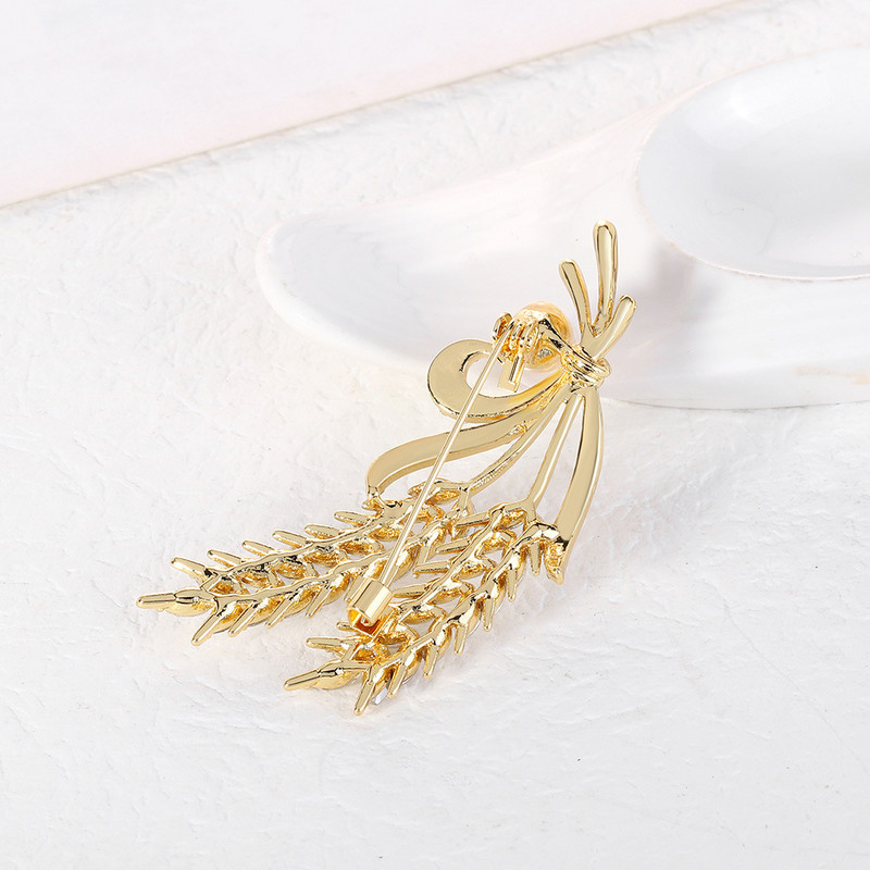 Broșe Cristal Grâu Femei Fete Perle Flori Nunți Casual DIY Broșă Ace Cadouri