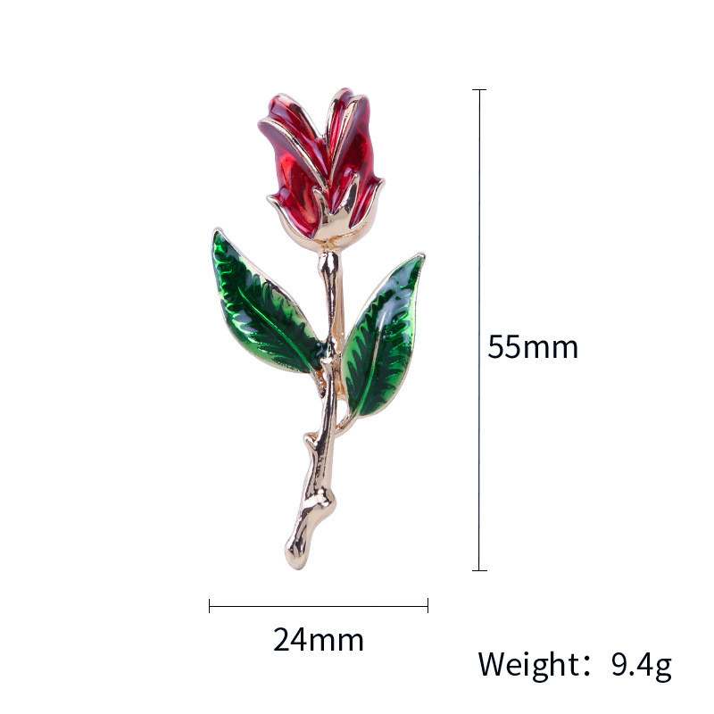 Flori roșii, plantă, pin, buchet, broșă emailată, pentru femei, bărbați, petrecere, buchet de nuntă, îmbrăcăminte diy, costum de rochie, bijuterii de modă