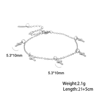 Skyrim Bohemia Inimă Cristal Picior Brățară gleznă de culoare aurie din oțel inoxidabil Lanț de picior de plajă Bijuterii cadou pentru femei fete