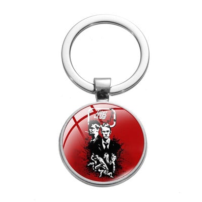 SIAN Classic Film Fight Club Retro Breloc foto Steampunk Film fierbinte Naș Poster Sticlă Cabochon Breloc Suport cheie mașină