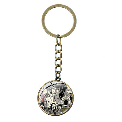 SIAN Classic Film Fight Club Retro Breloc foto Steampunk Film fierbinte Naș Poster Sticlă Cabochon Breloc Suport cheie mașină