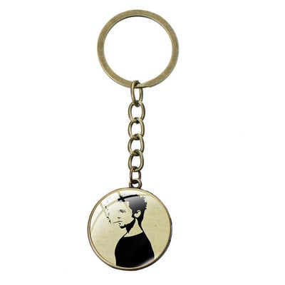 SIAN Classic Film Fight Club Retro Breloc foto Steampunk Film fierbinte Naș Poster Sticlă Cabochon Breloc Suport cheie mașină