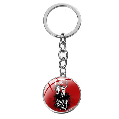 SIAN Classic Film Fight Club Retro Breloc foto Steampunk Film fierbinte Naș Poster Sticlă Cabochon Breloc Suport cheie mașină