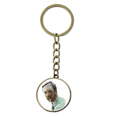 SIAN Classic Film Fight Club Retro Breloc foto Steampunk Film fierbinte Naș Poster Sticlă Cabochon Breloc Suport cheie mașină