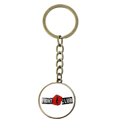 SIAN Classic Film Fight Club Retro Breloc foto Steampunk Film fierbinte Naș Poster Sticlă Cabochon Breloc Suport cheie mașină