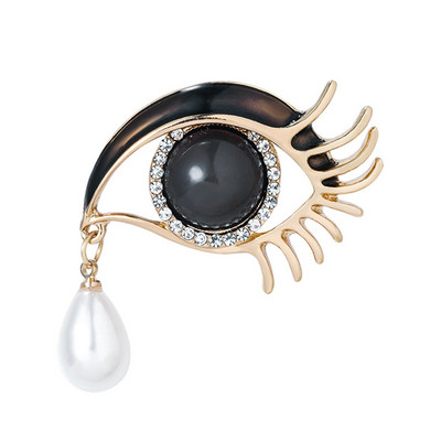 Femei Fete Vintage Evil Eye Angle lacrimă Broșă petrecere de nuntă Hijab eșarfă Pin Up feminino îmbrăcăminte accesorii bijuterii