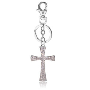 TOGORY Lucky Four Leaves Clover Crystal Breloc Lanțuri Suport Geantă Cataramă Pandantiv pentru Brelocuri Mașină Brelocuri