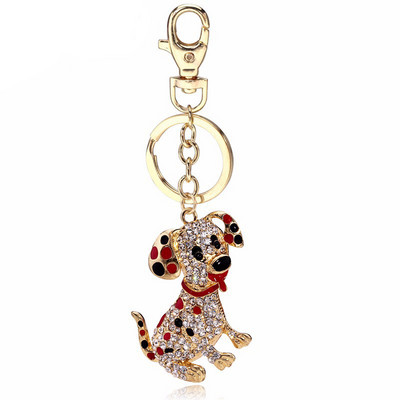 TOGORY Lucky Four Leaves Clover Crystal Breloc Lanțuri Suport Geantă Cataramă Pandantiv pentru Brelocuri Mașină Brelocuri