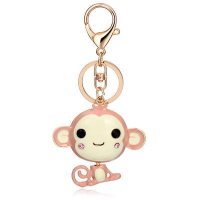 TOGORY Lucky Four Leaves Clover Crystal Breloc Lanțuri Suport Geantă Cataramă Pandantiv pentru Brelocuri Mașină Brelocuri