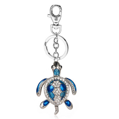 TOGORY Lucky Four Leaves Clover Crystal Breloc Lanțuri Suport Geantă Cataramă Pandantiv pentru Brelocuri Mașină Brelocuri