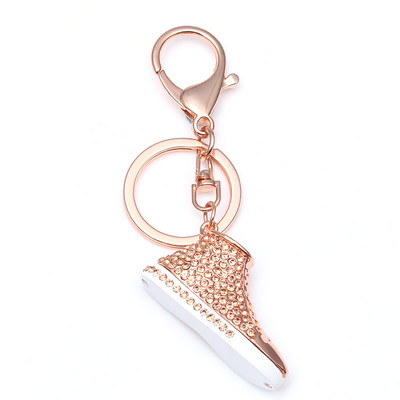 TOGORY Lucky Four Leaves Clover Crystal Breloc Lanțuri Suport Geantă Cataramă Pandantiv pentru Brelocuri Mașină Brelocuri