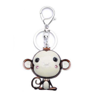 TOGORY Lucky Four Leaves Clover Crystal Breloc Lanțuri Suport Geantă Cataramă Pandantiv pentru Brelocuri Mașină Brelocuri