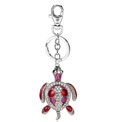 TOGORY Lucky Four Leaves Clover Crystal Breloc Lanțuri Suport Geantă Cataramă Pandantiv pentru Brelocuri Mașină Brelocuri