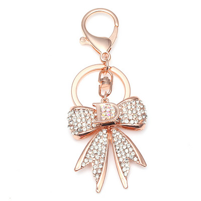 TOGORY Lucky Four Leaves Clover Crystal Breloc Lanțuri Suport Geantă Cataramă Pandantiv pentru Brelocuri Mașină Brelocuri