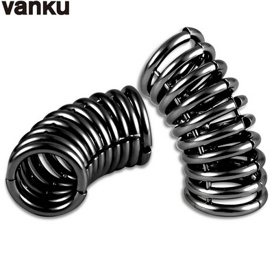 Vanku 1 buc Manșetă pentru lobul urechii dopuri pentru măsurarea urechii, tuneluri pentru urechi, greutatea lobului pentru targă, bijuterii pentru piercing pentru corp cu clips pentru femei.