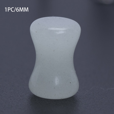 1PC 6-16MM dopuri care strălucesc în întuneric tuneluri din piatră naturală cercei tunel pentru ureche, extensitor pentru ureche, piercing pentru ureche, femeie bărbat