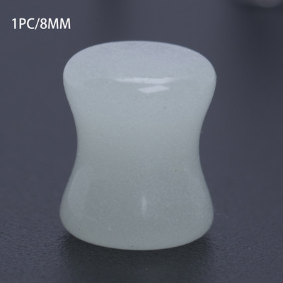 1PC 6-16MM dopuri care strălucesc în întuneric tuneluri din piatră naturală cercei tunel pentru ureche, extensitor pentru ureche, piercing pentru ureche, femeie bărbat