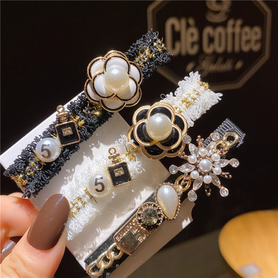 Луксозни бижута Украшение за коса Аксесоари за коса за жени Camellia Pearl Дамски щипки за коса